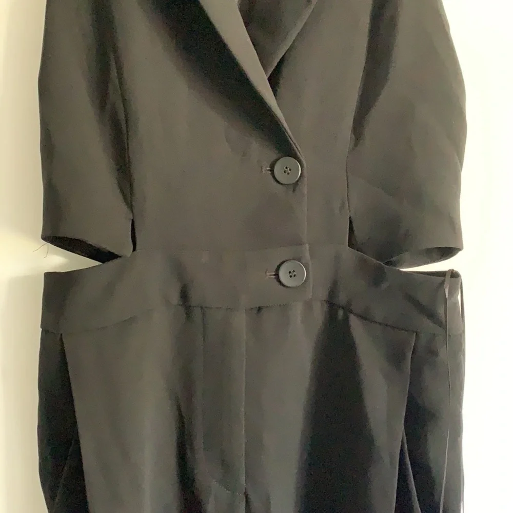 NWOT Zara | Blazer Style Jumpsuit with cutouts - Picture 8 of 17